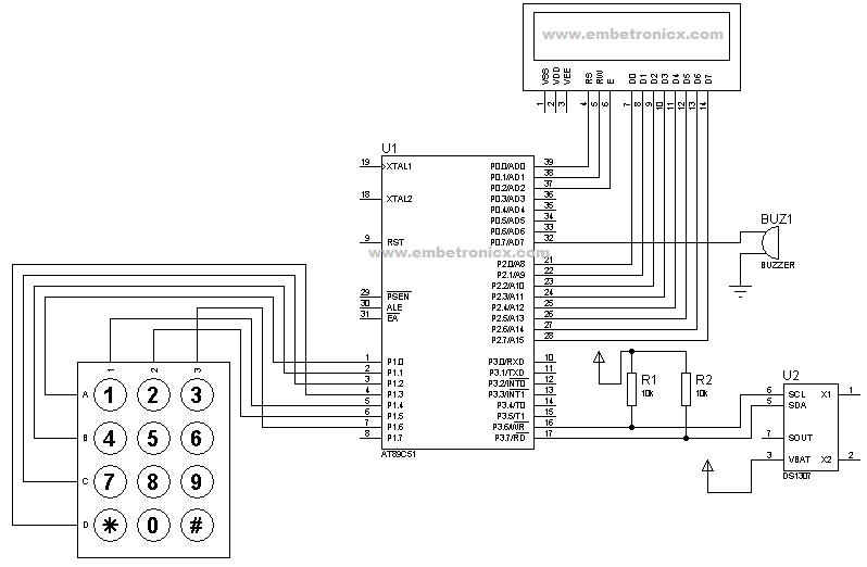 c code for 8051 microcontroller water level controller